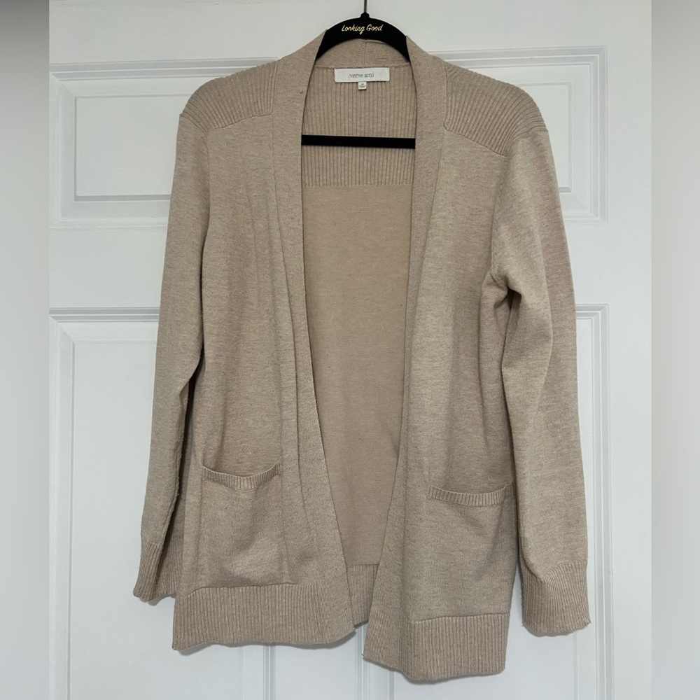 Verve Ami Light Tan Cardigan